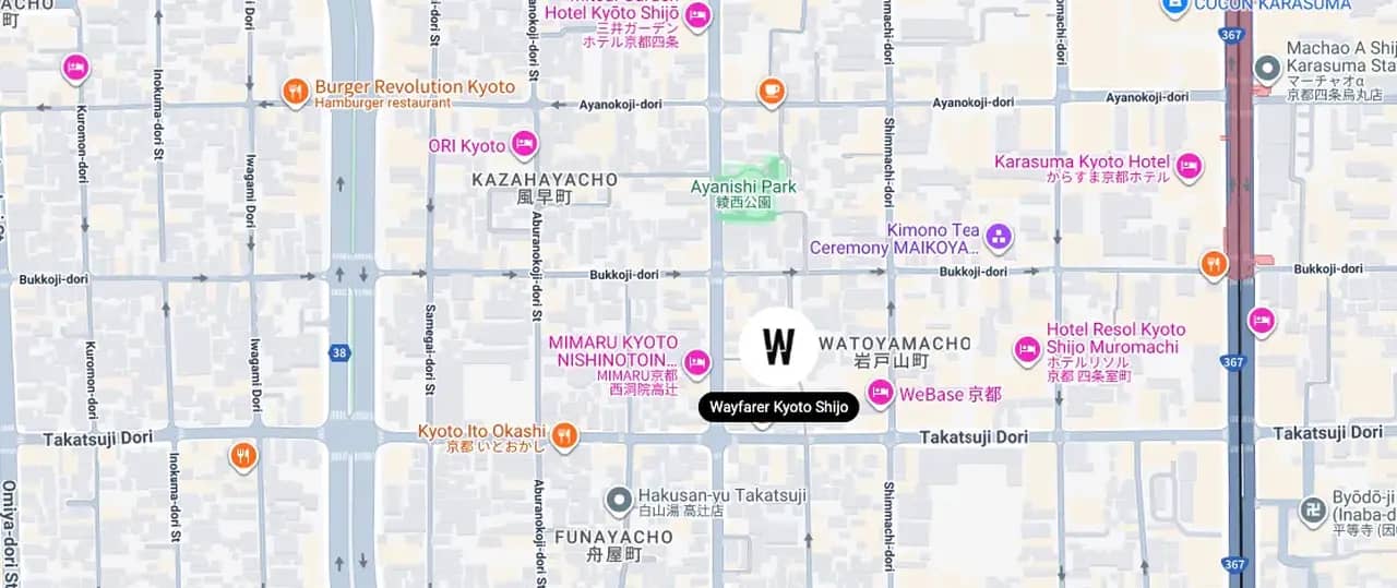 Wayfarer Kyoto Shijo